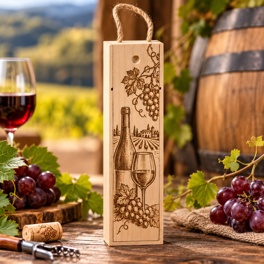 Caja para botella de vino