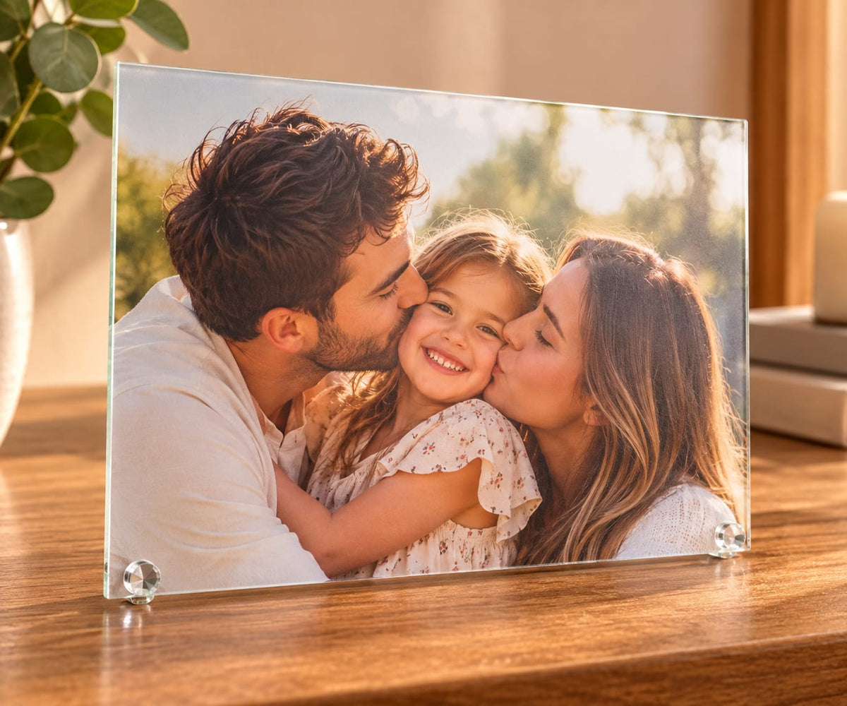 Fotopanel de cristal esmerilado personalizado