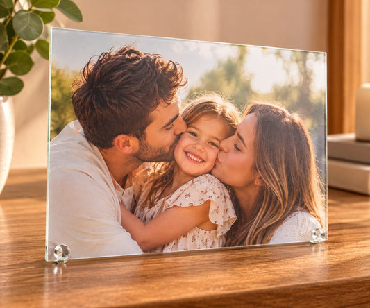 Fotopanel de cristal esmerilado personalizado
