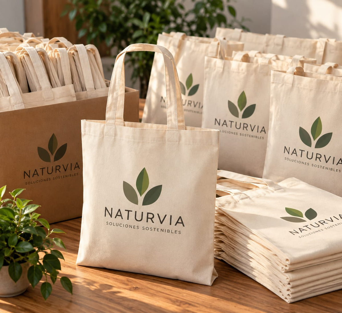 Lote de bolso nature personalizado 1 cara