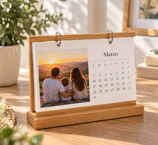 Calendario portafotos personalizado