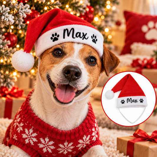 Gorro PAPA NOEL especial mascotas